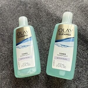 2 NEW Olay Cleanse Daily Skin Toner with Witch Hazel Combination to Oily Skin